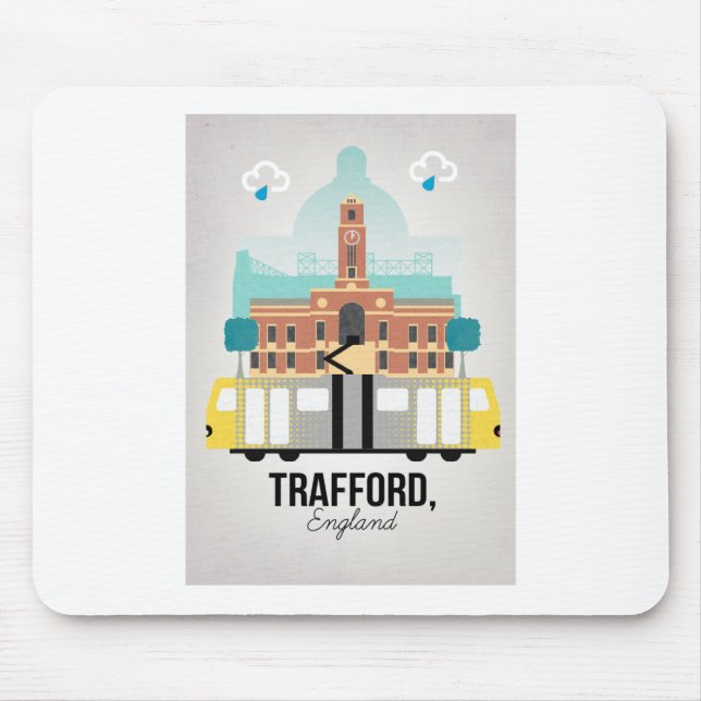TRAFFORD, MANCHESTER MOUSE PAD (Front)