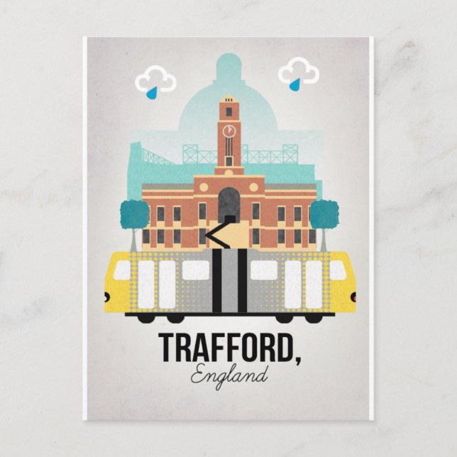 TRAFFORD, MANCHESTER POSTCARD (Front)