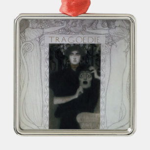 Tragedy, 1897 metal ornament