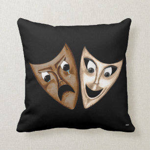 Tragedy & Comedy Cushion