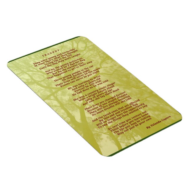 Tragedy Flexible Magnet (Right Side)