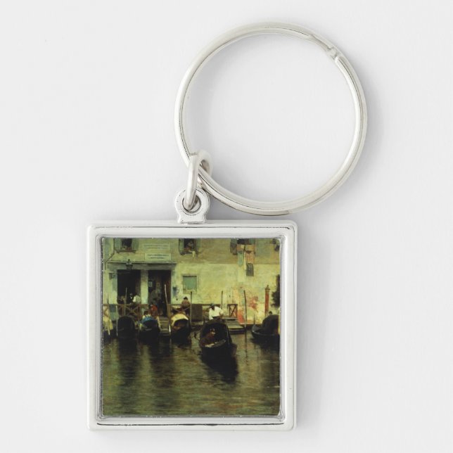 Traghetto della Maddalena, 1887 Key Ring (Front)