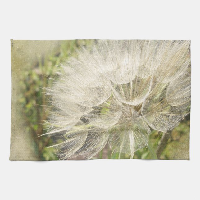 Tragopogon dubius - Yellow Goats Beard Tea Towel (Horizontal)
