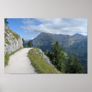 Trail Bavarian Alps Poster