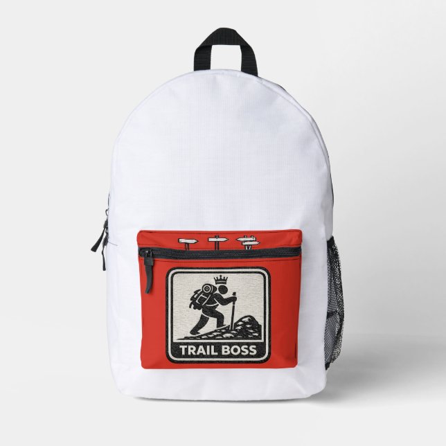 Trail Boos Graphic Backpack (Front)