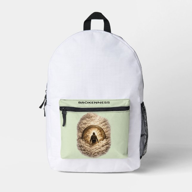 Trail Boss Graphic "Spectre of Brokenness" Backpa= Printed Backpack (Front)