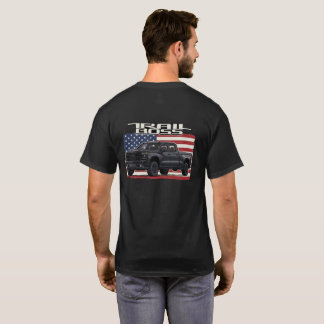Trail Boss patriotic Black truck American T-Shirt