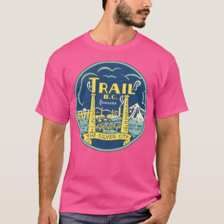 Trail British Columbia Vintage Travel Decal T-Shirt