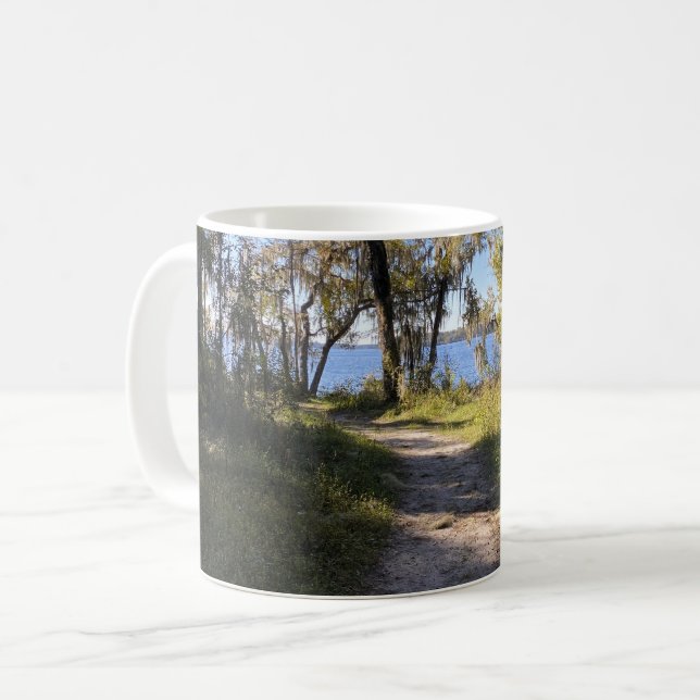 Trail By The River Coffee Mug (Front Left)