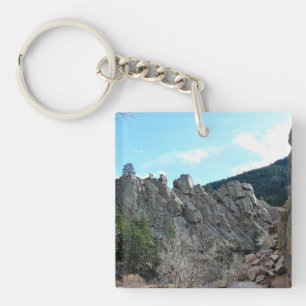 Trail in Jefferson County, Colorado Key Ring