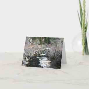 Trail in Jefferson County, Colorado Thank You Card