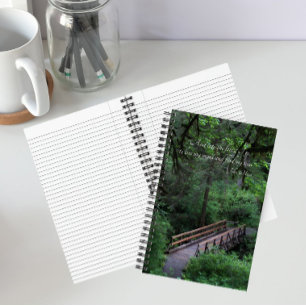 Trail into the Forest John Muir Quote Notebook