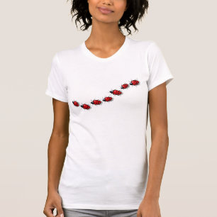 Trail of Ladybugs (Ladybirds): Original Art T-Shirt