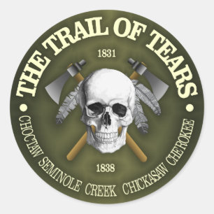 Trail Of Tears 2 Classic Round Sticker
