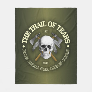 Trail Of Tears 2 Fleece Blanket