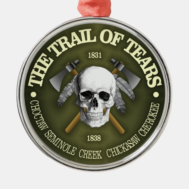 Trail Of Tears 2 Metal Ornament (Front)