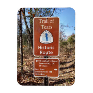 Trail of Tears Marker, Pea Ridge, Missouri Magnet