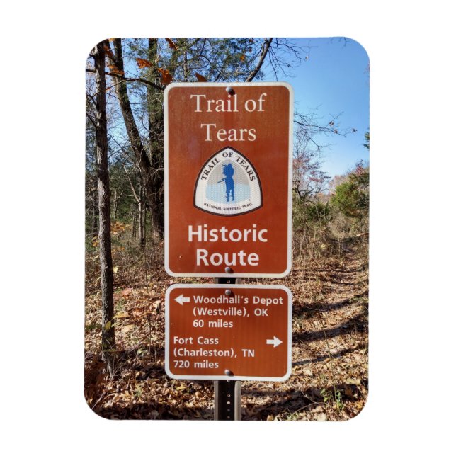 Trail of Tears Marker, Pea Ridge, Missouri Magnet (Vertical)