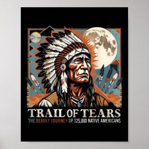 Trail Of Tears Memorial Native American Poster