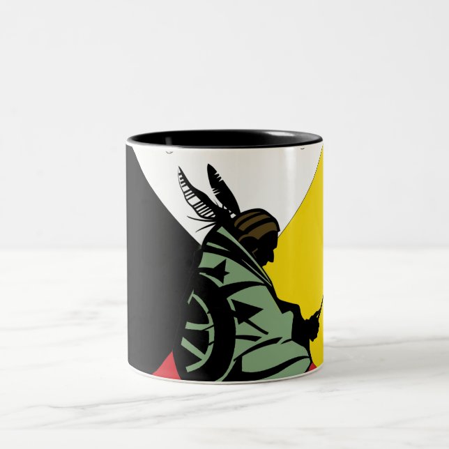 Trail of Tears Two-Tone Coffee Mug (Center)