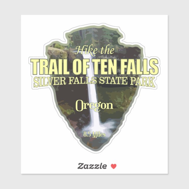 Trail of Ten Falls (arrowhead) (Sheet)