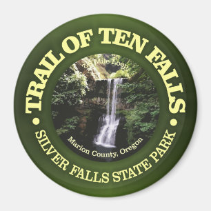 Trail of Ten Falls (rd) Magnet
