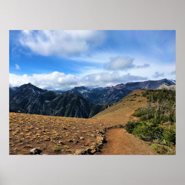 Trail on Mount Howard, OR Poster (Front)