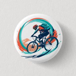 Trail Rider 3 Cm Round Badge