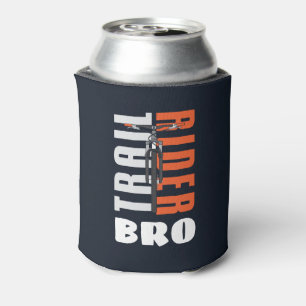 Trail Rider Biker Bro Custom Family Cyclist Can Cooler