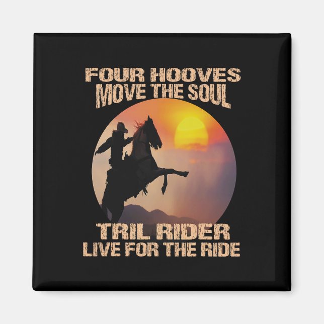 Trail Rider Circle1  Magnet (Front)