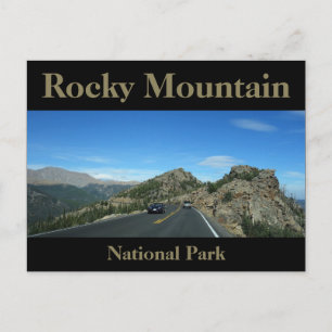 Trail Ridge Road Rocky Mountain National Park Postcard