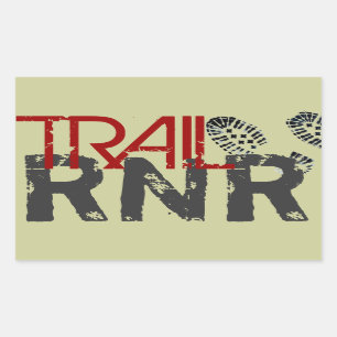 TRAIL RNR RECTANGULAR STICKER