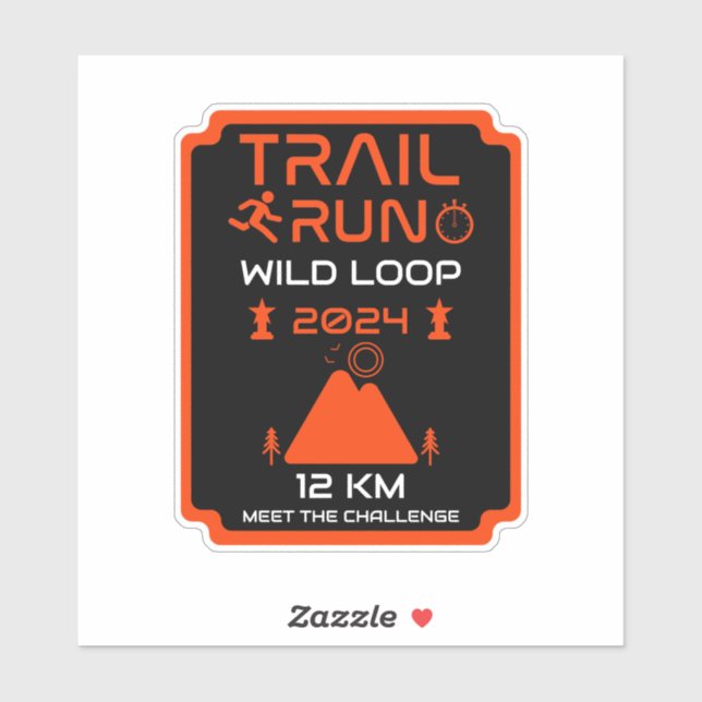 Trail Run Competition Award (Sheet)