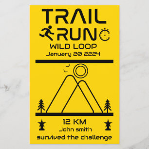 Trail Run Competition Award