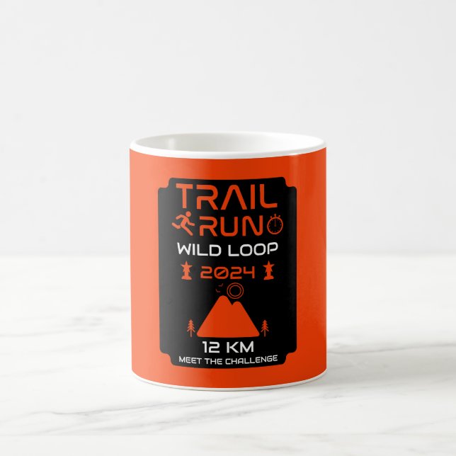 Trail Run Competition Award Coffee Mug (Center)