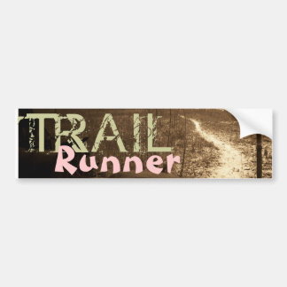 TRAIL, Runner Bumper Sticker