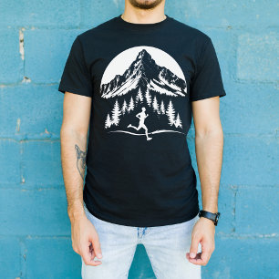 Trail Runner Gift, Trail Runner in the Mountains T-Shirt