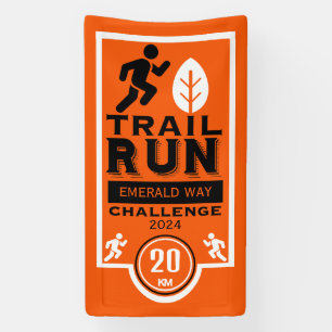 Trail Runner Race Competition Banner