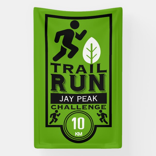 Trail Runner Race Competition Banner (Vertical)