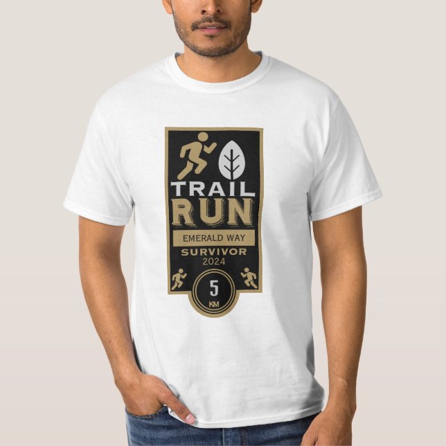 Trail Runner Race Competition T-Shirt (Front)