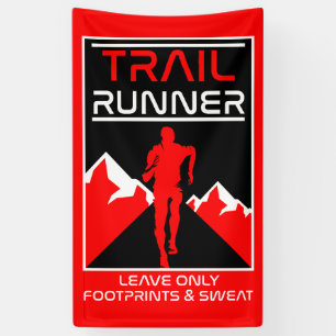 Trail Runner Sport In Nature Banner