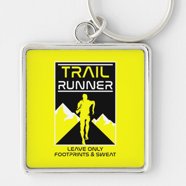 Trail Runner Sport In Nature Key Ring (Front)