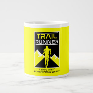 Trail Runner Sport In Nature Large Coffee Mug