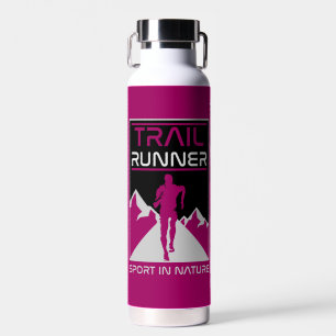 Trail Runner Sport In Nature Water Bottle