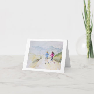 Trail Runners No 1 note card