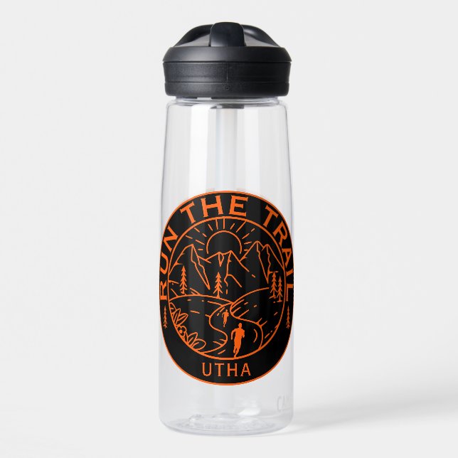 Trail Running America Water Bottle (Front)