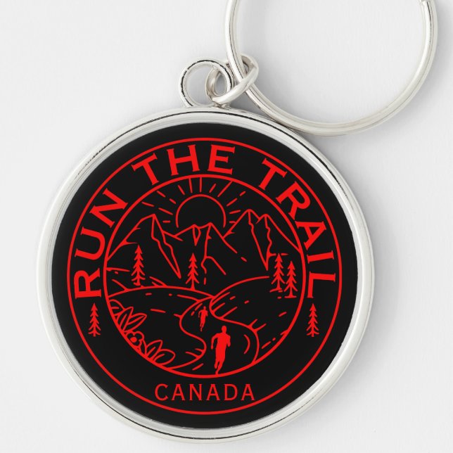 Trail Running Canada Key Ring (Front)