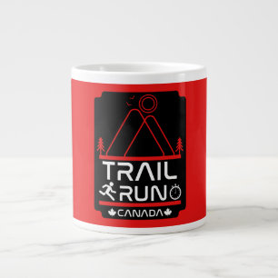Trail Running Canada Large Coffee Mug