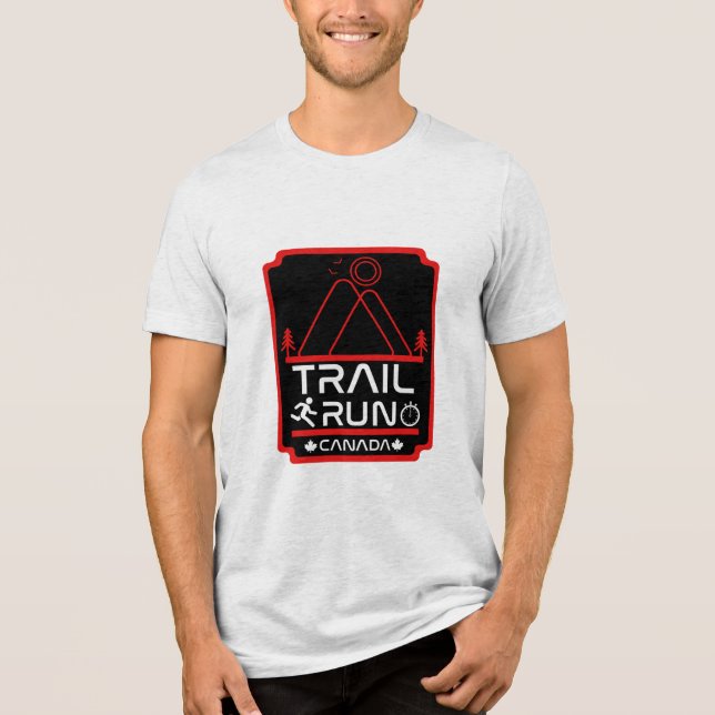 Trail Running Canada Tri-Blend Shirt (Front)