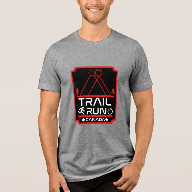 Trail Running Canada Tri-Blend Shirt (Front)